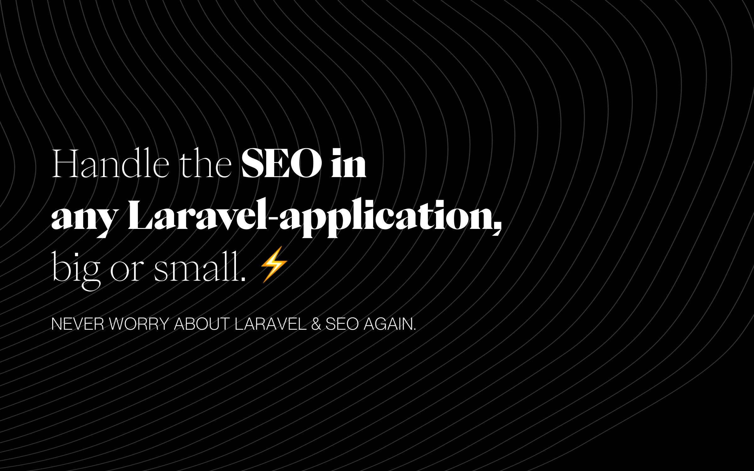 New package: A package to handle the SEO in any Laravel-application